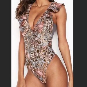 Brocade Bodysuit by Victoria's Secret XL
